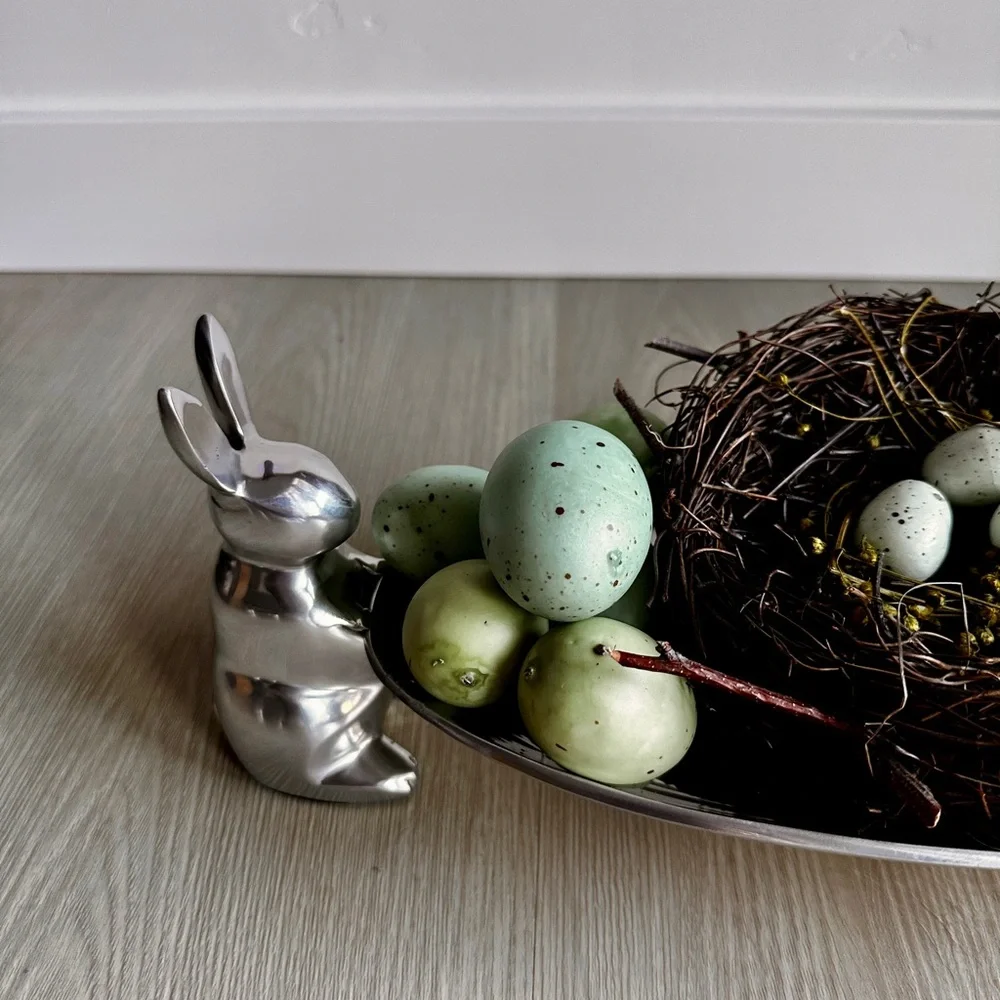 Crate&Barrel aluminum bunny